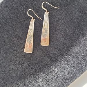 Sterling silver Indigenous earrings